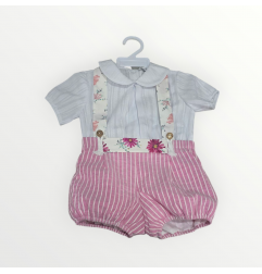 Conjunto Bebé Niño Colección Achicoria-Manuela Montero