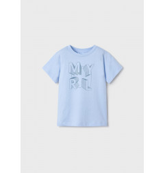 Camiseta básica letras niño-Mayoral