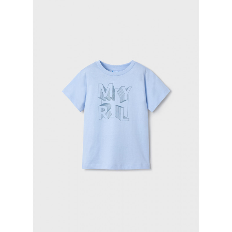 Camiseta básica letras niño-Mayoral