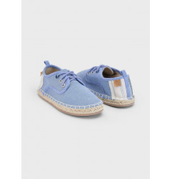 Alpargata cordones niño jeans-Mayoral
