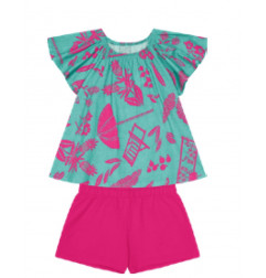 Conjunto Blusa Tejido Punto y short-Kyly