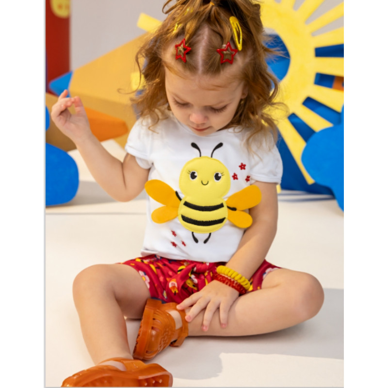 Conjunto camiseta y shorts para bebé niña-Kyly