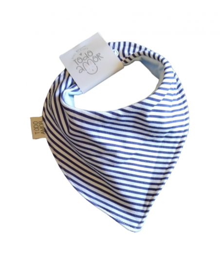 Babero Bandana Reversible Pedro-Todo Amor Baby