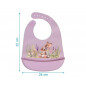Babero blandito silicona lavanda-Kiokids