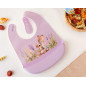 Babero blandito silicona lavanda-Kiokids