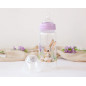 Biberón anticólicos 360ml conejo lavanda-Kiokids