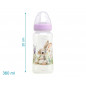 Biberón anticólicos 360ml conejo lavanda-Kiokids